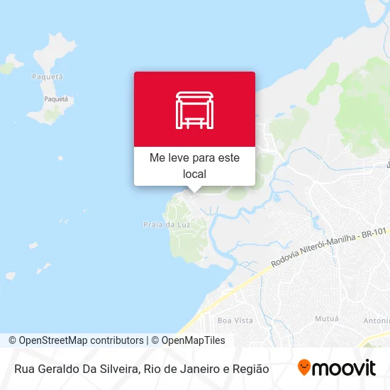 Rua Geraldo Da Silveira mapa