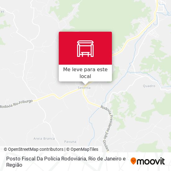 Posto Fiscal Da Polícia Rodoviária mapa