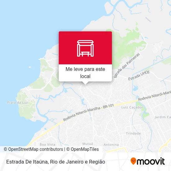 Estrada De Itaúna mapa