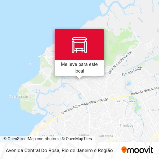 Avenida Central Do Rosa mapa
