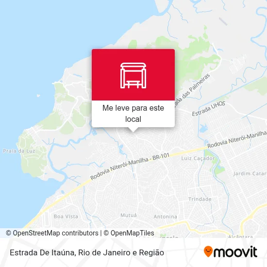 Estrada De Itaúna mapa