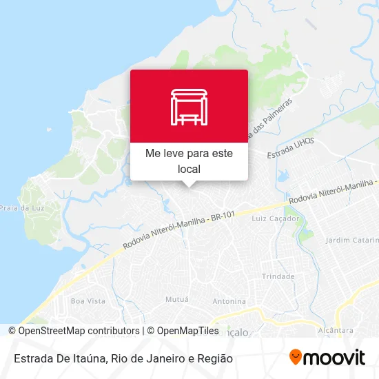 Estrada De Itaúna mapa