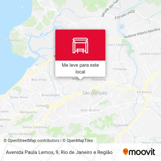 Avenida Paula Lemos, 9 mapa