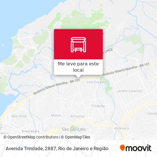 Avenida Trindade, 2887 mapa