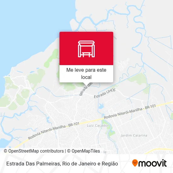 Estrada Das Palmeiras mapa