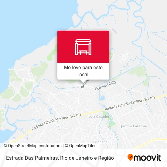 Estrada Das Palmeiras mapa