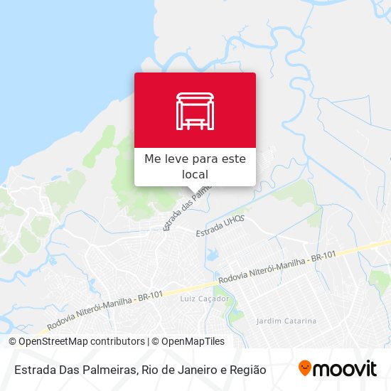 Estrada Das Palmeiras mapa