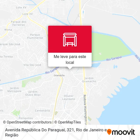 Avenida República Do Paraguai, 321 mapa