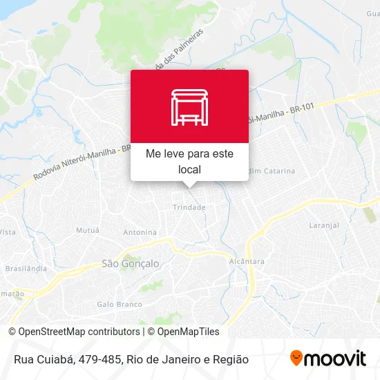 Rua Cuiabá, 479-485 mapa