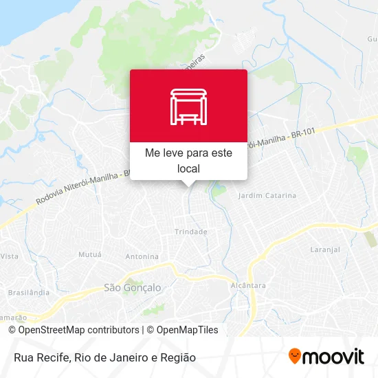 Rua Recife mapa