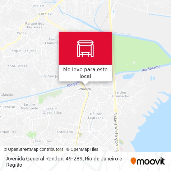 Avenida General Rondon, 49-289 mapa