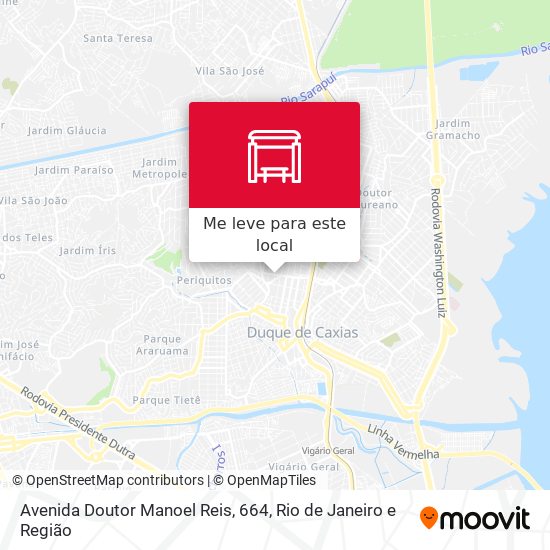 Avenida Doutor Manoel Reis, 664 mapa