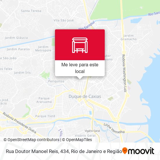 Rua Doutor Manoel Reis, 434 mapa