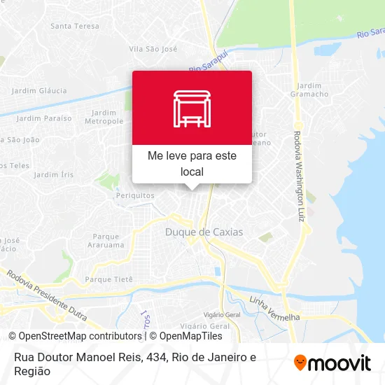 Rua Doutor Manoel Reis, 434 mapa