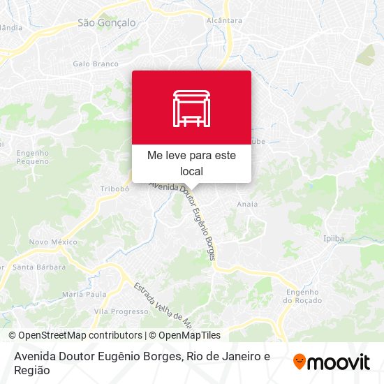 Avenida Doutor Eugênio Borges mapa