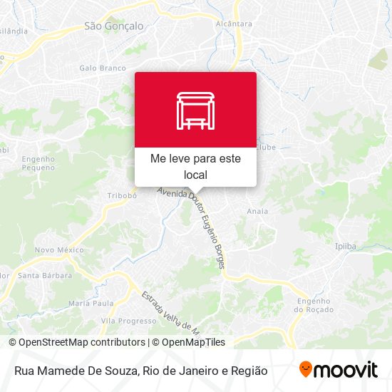 Rua Mamede De Souza mapa