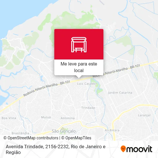 Avenida Trindade, 2156-2232 mapa
