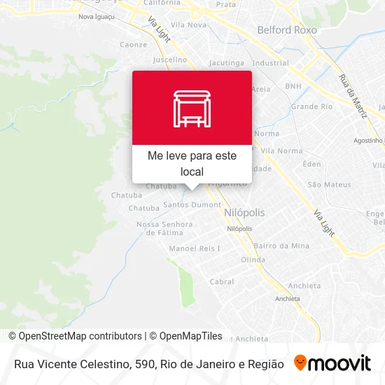 Rua Vicente Celestino, 590 mapa