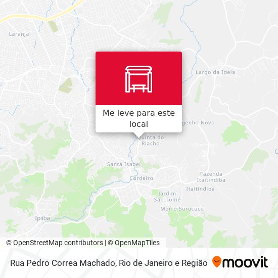 Rua Pedro Correa Machado mapa