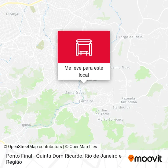 Ponto Final - Quinta Dom Ricardo mapa