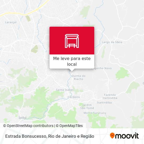 Estrada Bonsucesso mapa