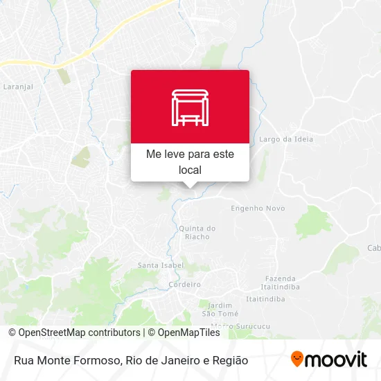Rua Monte Formoso mapa