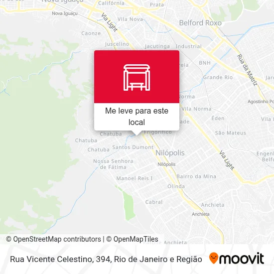Rua Vicente Celestino, 394 mapa