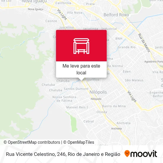 Rua Vicente Celestino, 246 mapa