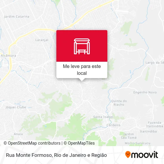Rua Monte Formoso mapa