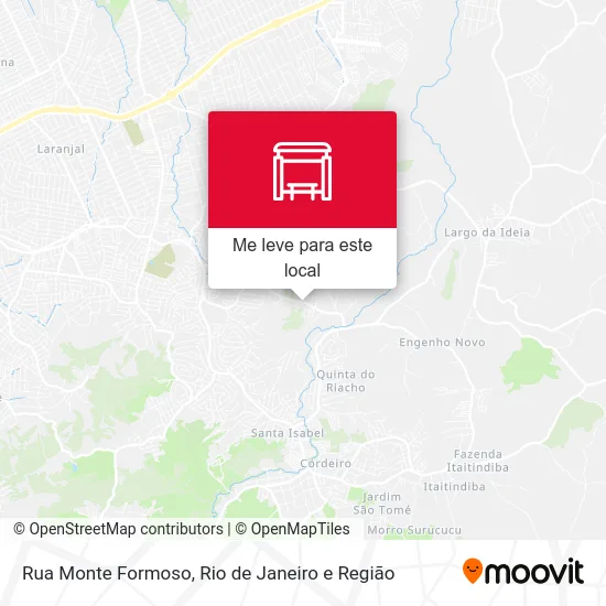 Rua Monte Formoso mapa