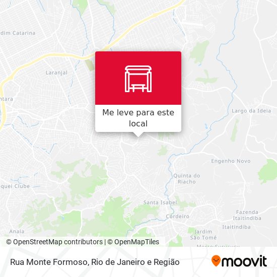 Rua Monte Formoso mapa