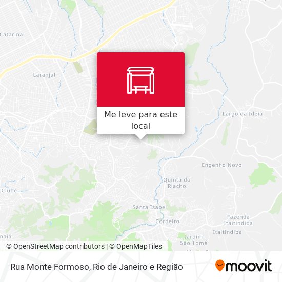 Rua Monte Formoso mapa