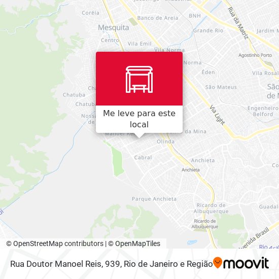 Rua Doutor Manoel Reis, 939 mapa