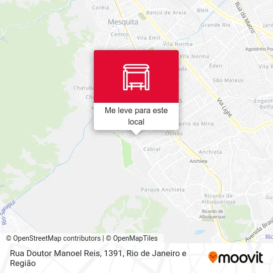 Rua Doutor Manoel Reis, 1391 mapa