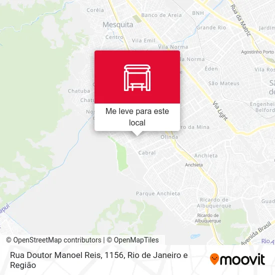 Rua Doutor Manoel Reis, 1156 mapa