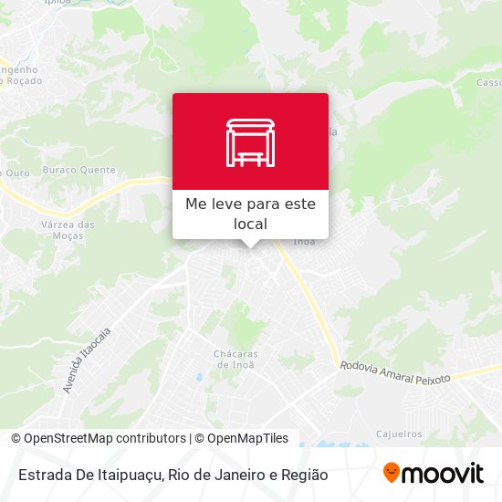 Estrada De Itaipuaçu mapa