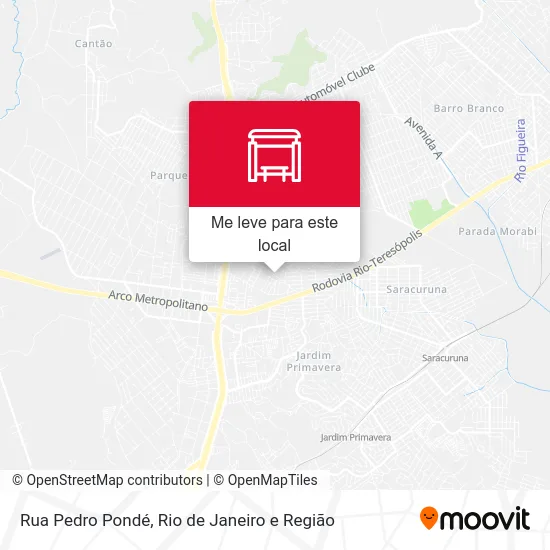 Rua Pedro Pondé mapa