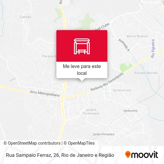Rua Sampaio Ferraz, 26 mapa