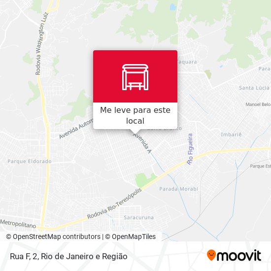 Rua F, 2 mapa