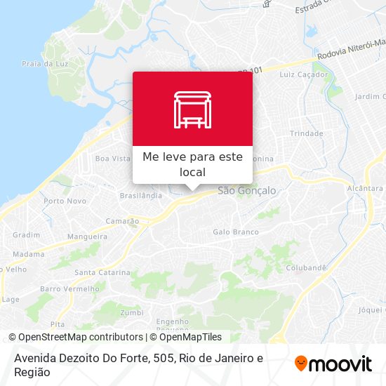 Avenida Dezoito Do Forte, 505 mapa
