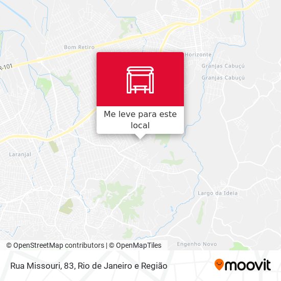 Rua Missouri, 83 mapa