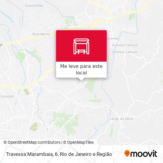 Travessa Marambaia, 6 mapa