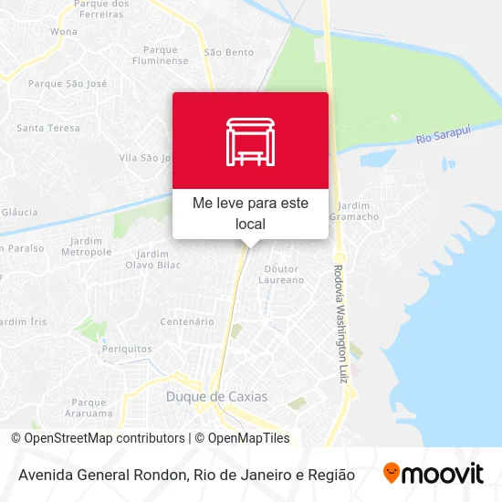 Avenida General Rondon mapa