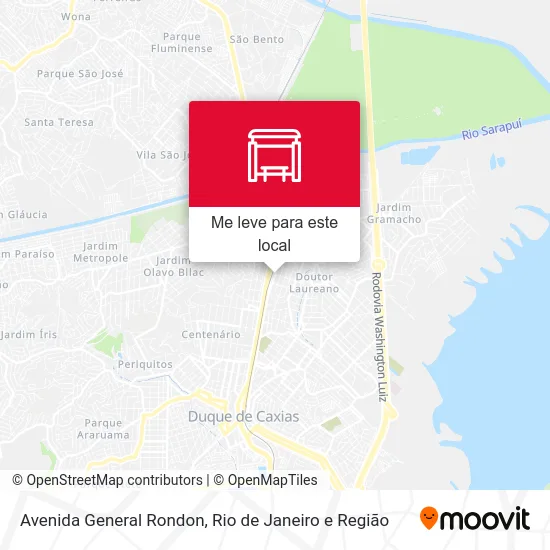 Avenida General Rondon mapa