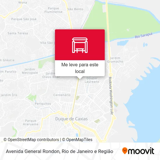 Avenida General Rondon mapa