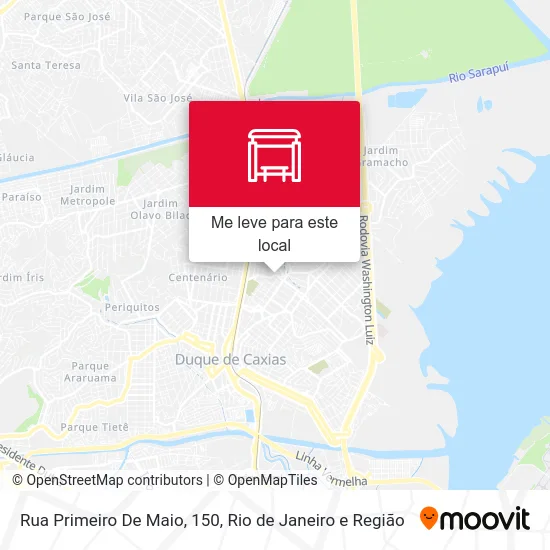Rua Primeiro De Maio, 150 mapa