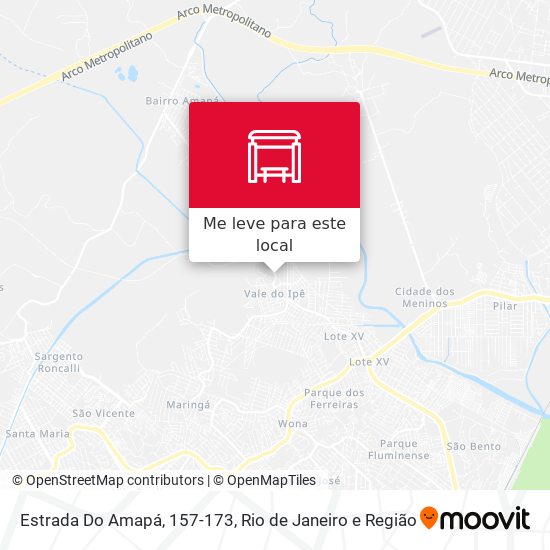 Estrada Do Amapá, 157-173 mapa