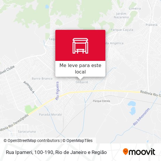 Rua Ipameri, 100-190 mapa