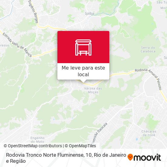 Rodovia Tronco Norte Fluminense, 10 mapa