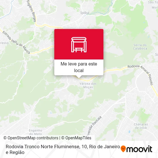 Rodovia Tronco Norte Fluminense, 10 mapa
